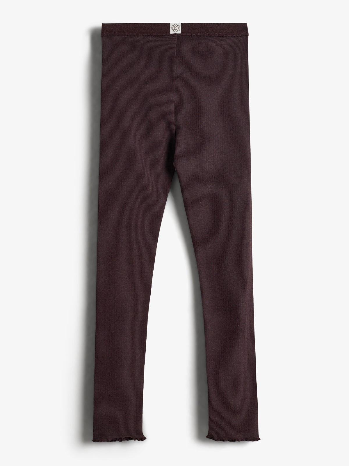 Basic Modal Rib Leggings - Tween - Dark Purple