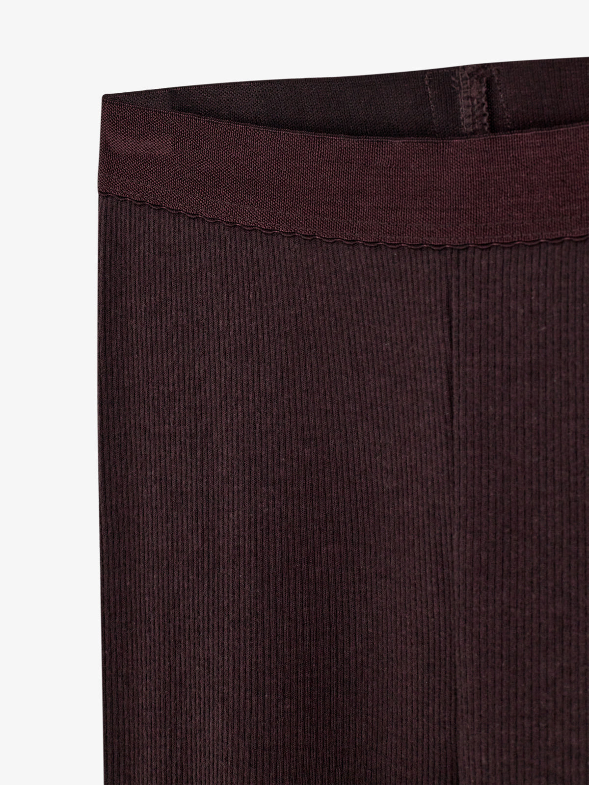 Basic Modal Rib Leggings - Tween - Dark Purple