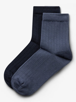 Socks 2-pack - Tween - Navy/Vintage Blue