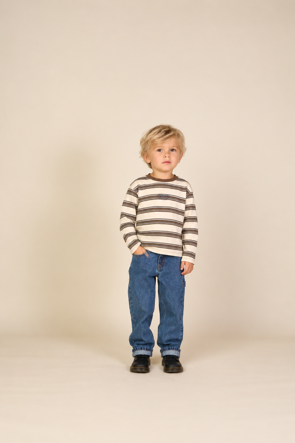 Relaxed Fit Carpenter Jeans - Kids - Blue | 101646 Titus