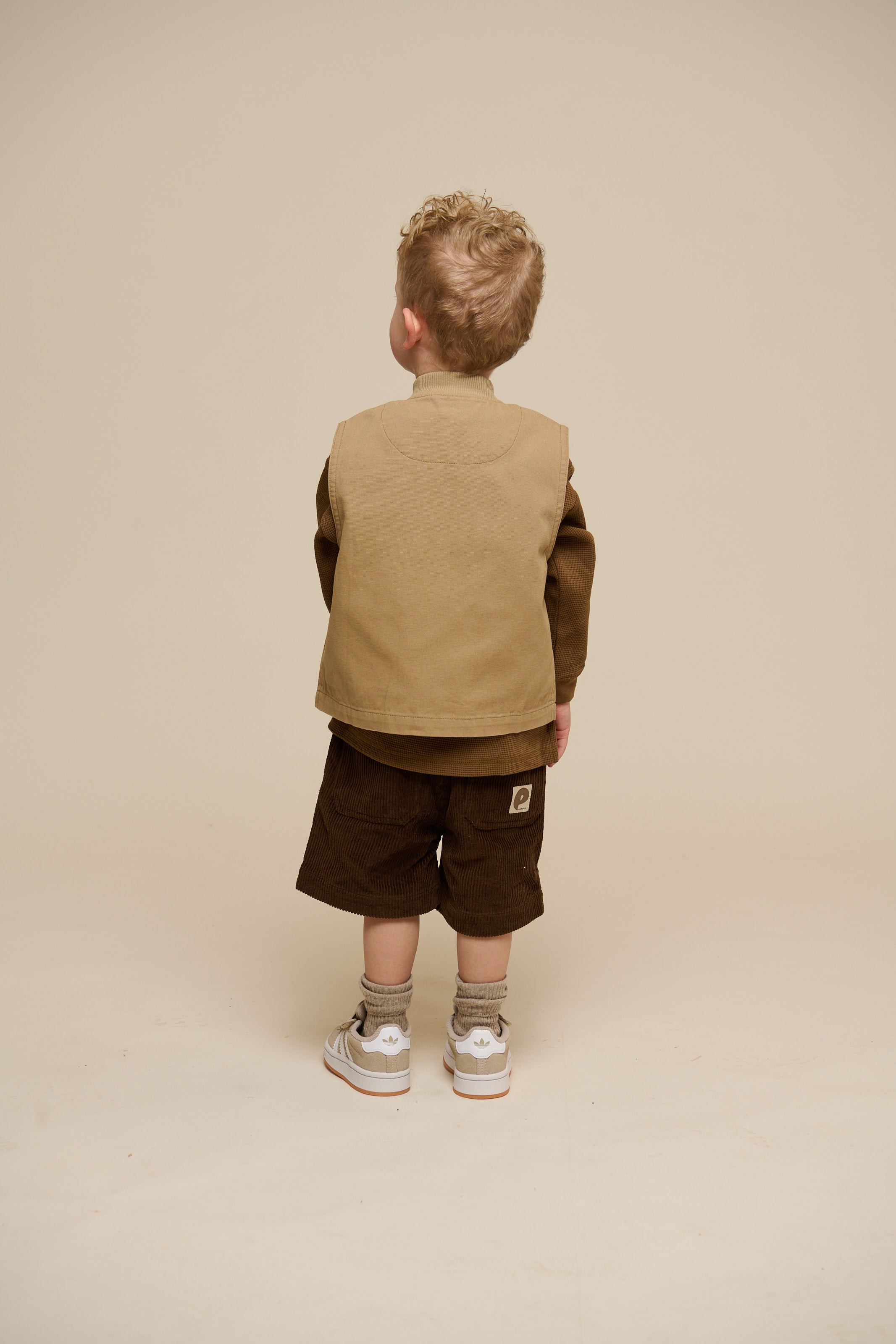 Pull-On Corduroy Shorts - Kids - Dark Brown | 101104 Tobias