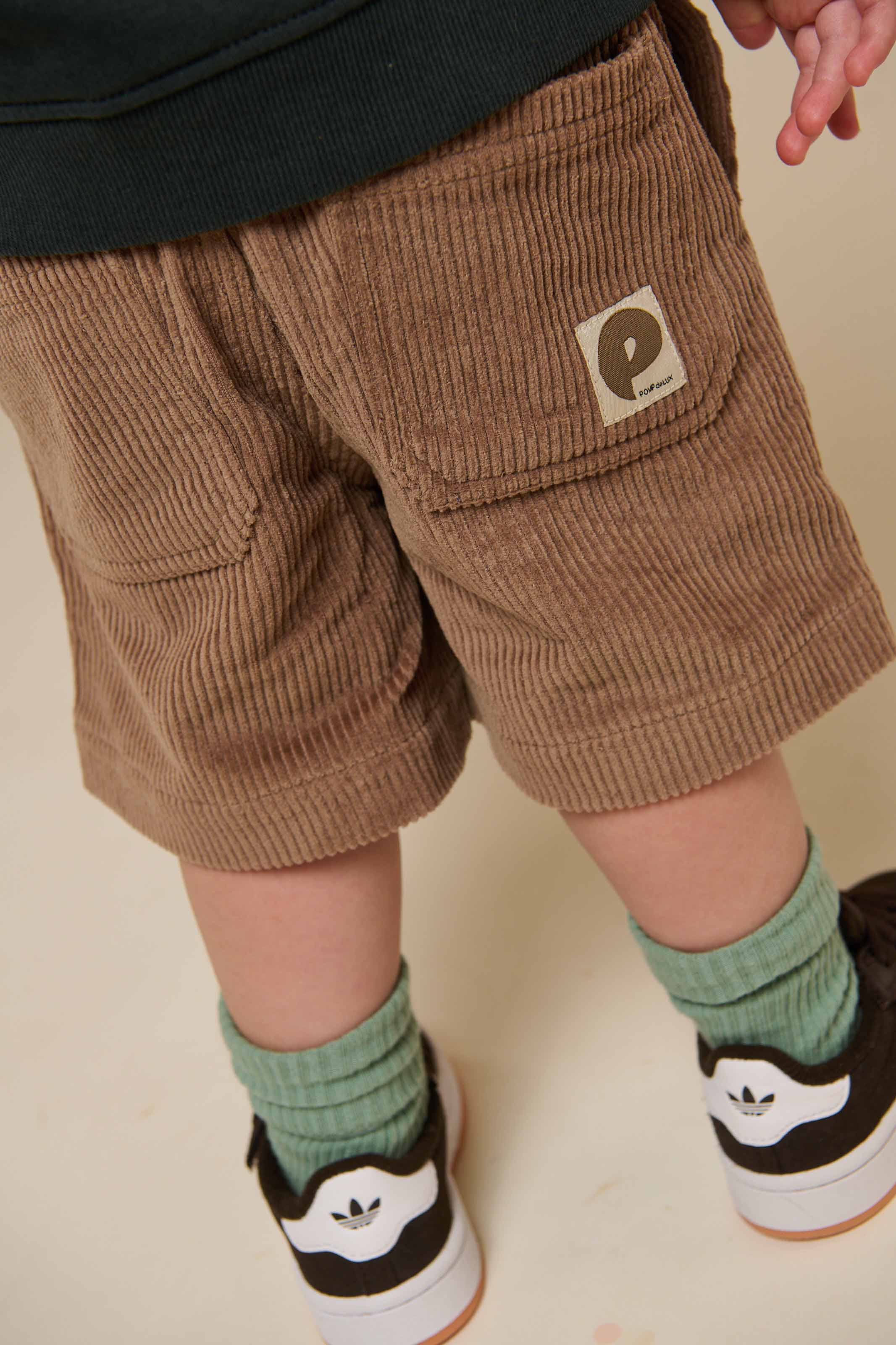 Pull-On Corduroy Shorts - Kids - Khaki | 101102 Tobias