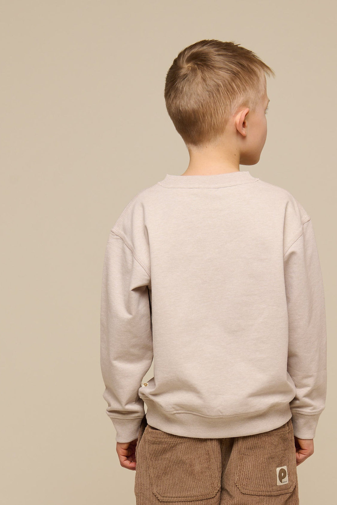 Crewneck Sweatshirt - Tween - Nature melange | 101164 Nathan