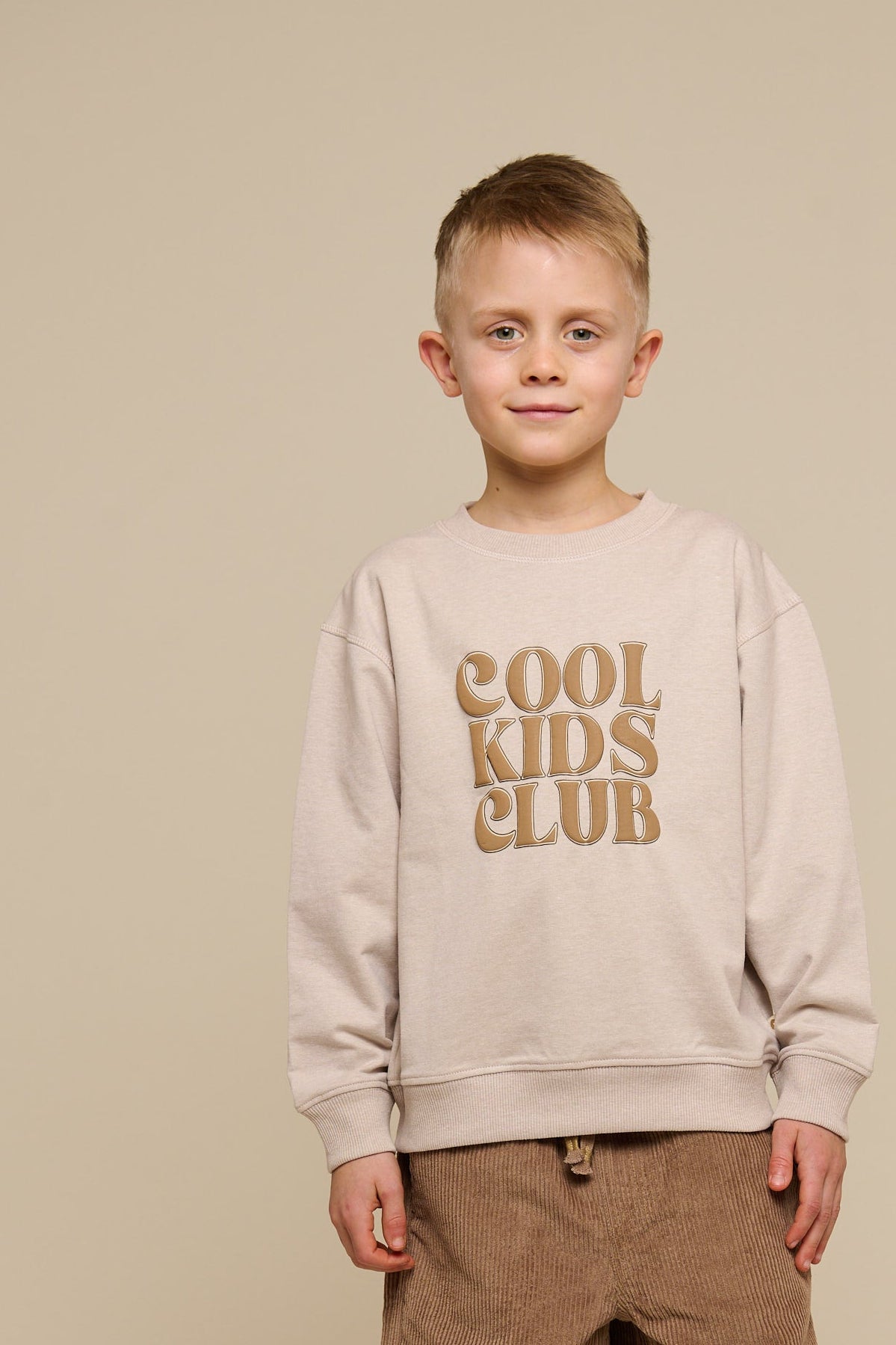 Crewneck Sweatshirt - Tween - Nature melange | 101164 Nathan