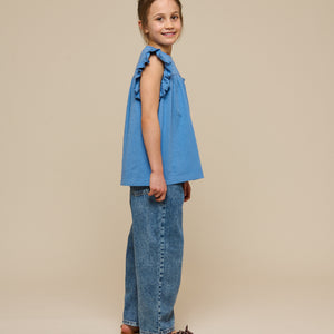 Jersey Blouse - Tween - Blue | 101331 Lucia