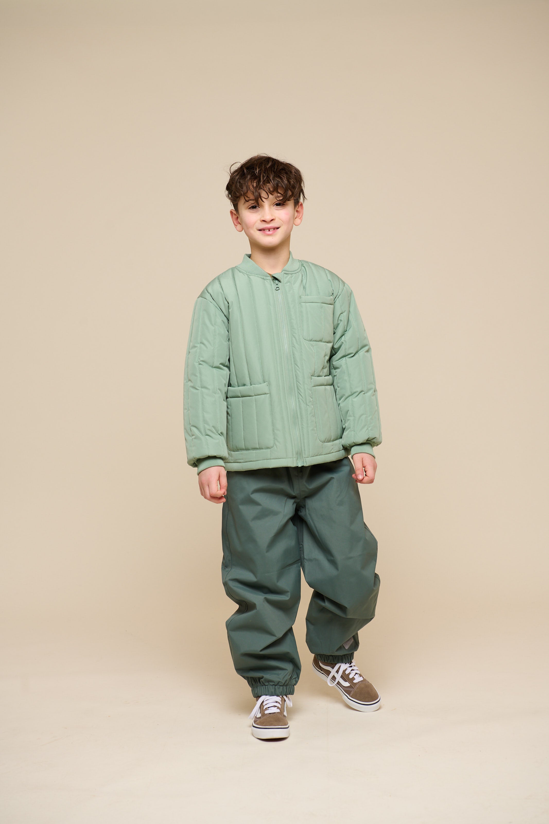 Shell Trousers - Tween - Dusty Dark Green | 100508 Dundee