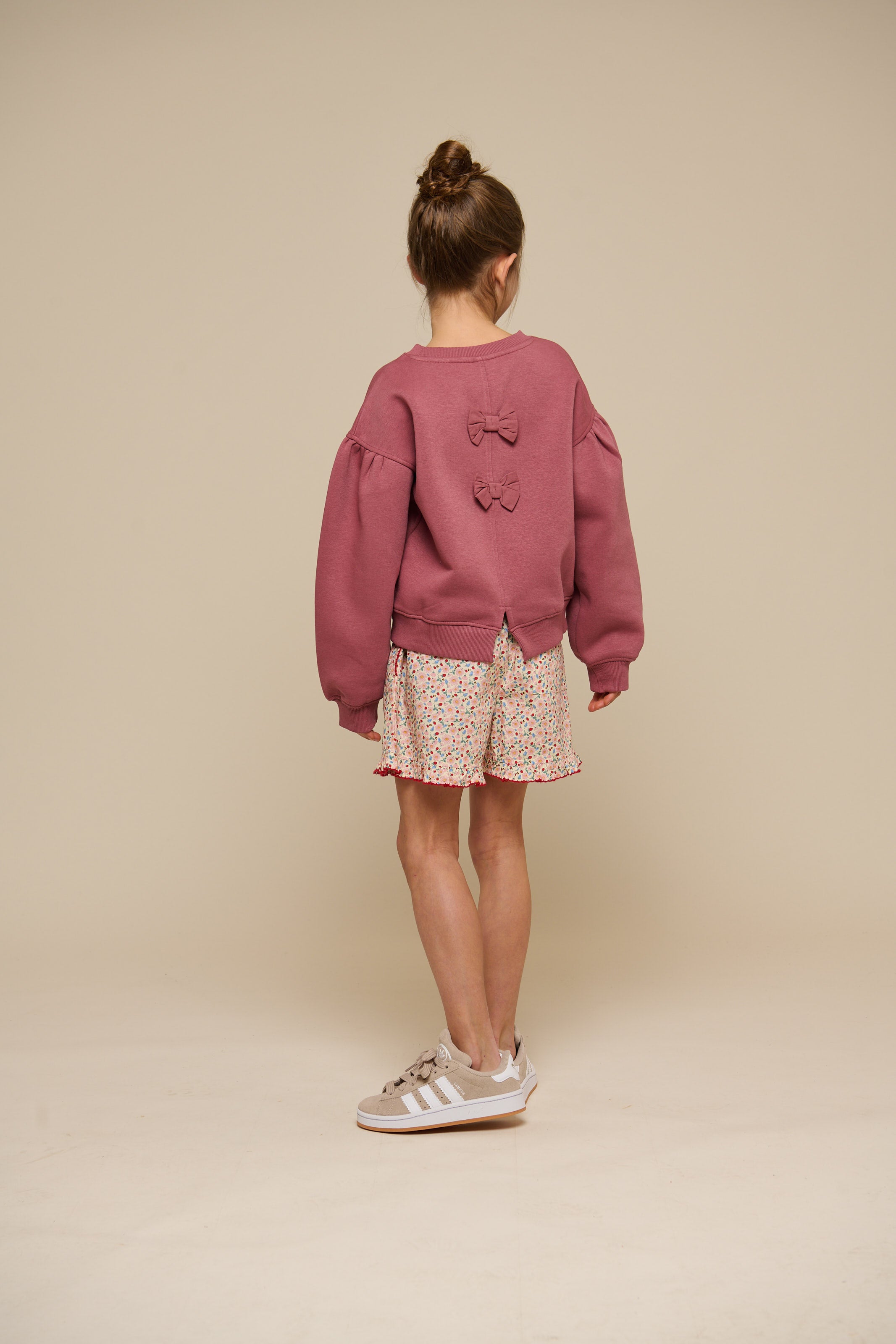 Bow Detail Sweatshirt - Tween - Vintage Red | 100813 Ruth