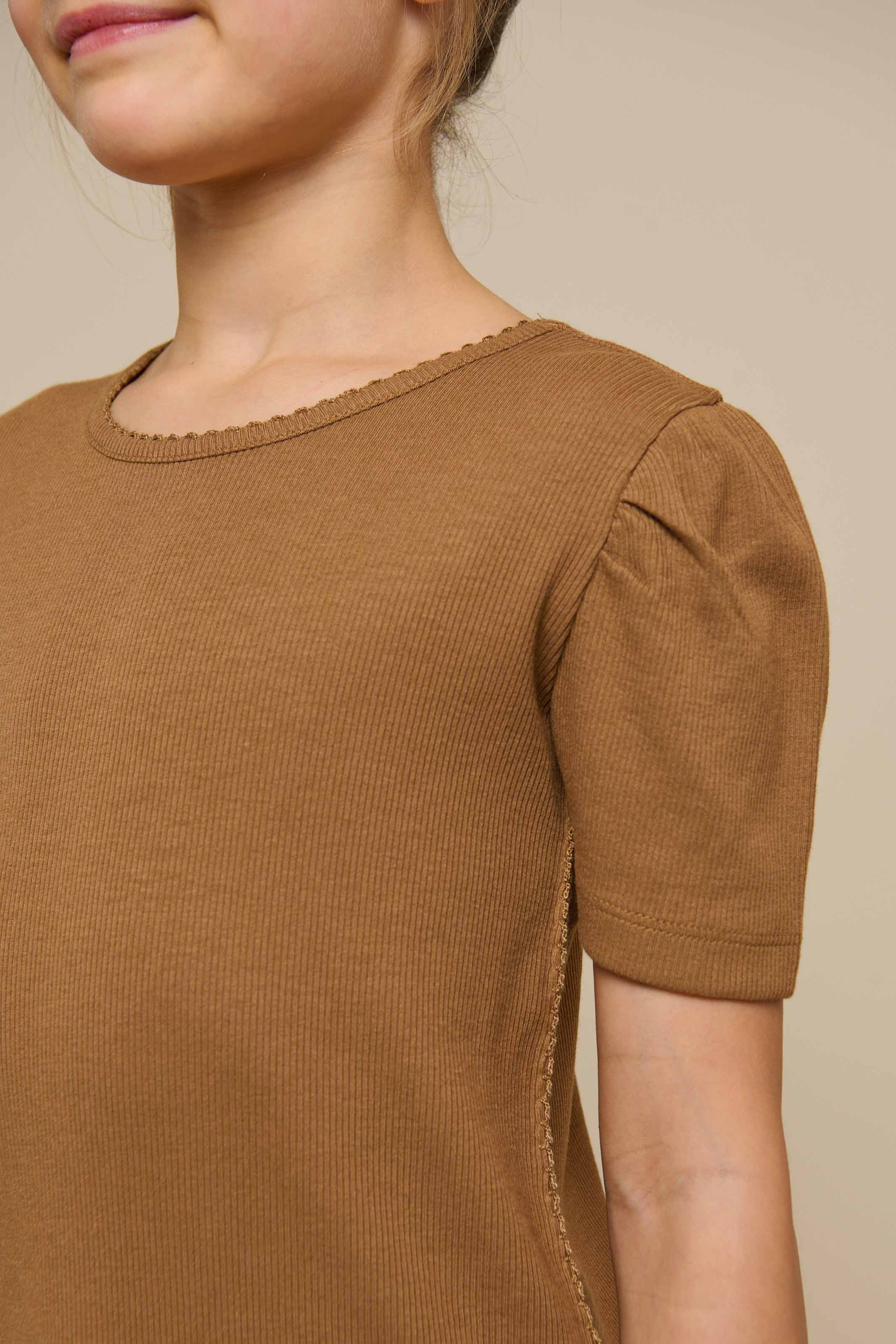 Modal Rib Long T-shirt Dress - Tween - Coconut | 101294 Lottie