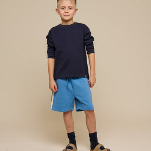 Textured Long Sleeve T-Shirt - Tween - Navy | 100704 Malthe