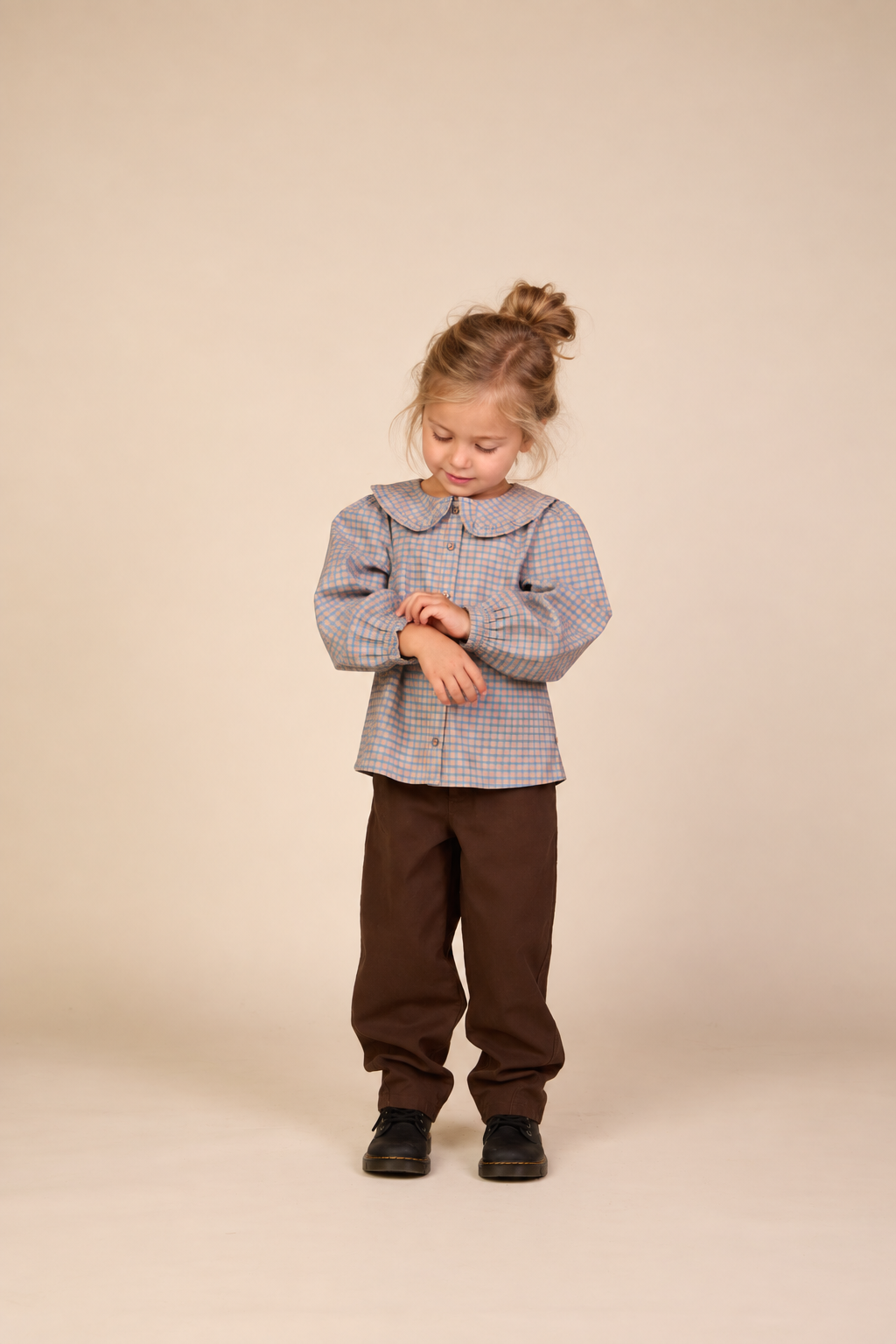 Baggy Trousers - Kids - Dark Brown | 101527 Jenna