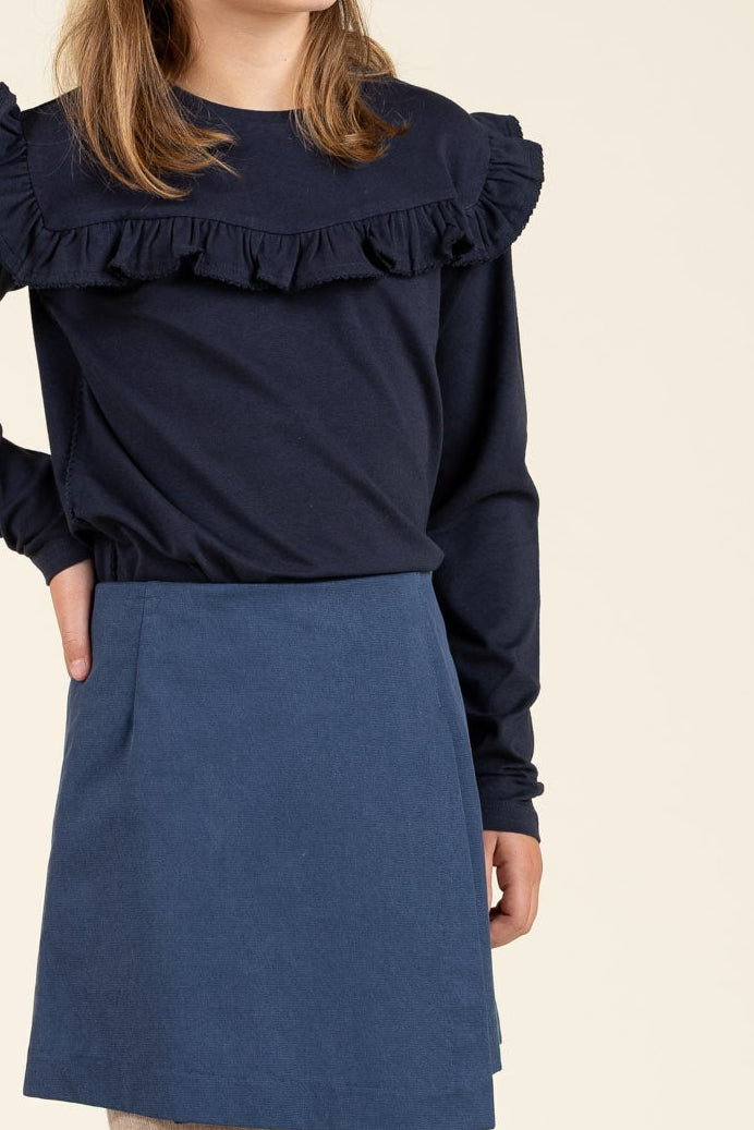 Tencel Skirt - Tween - Dusty Cobalt | 100131 Asta
