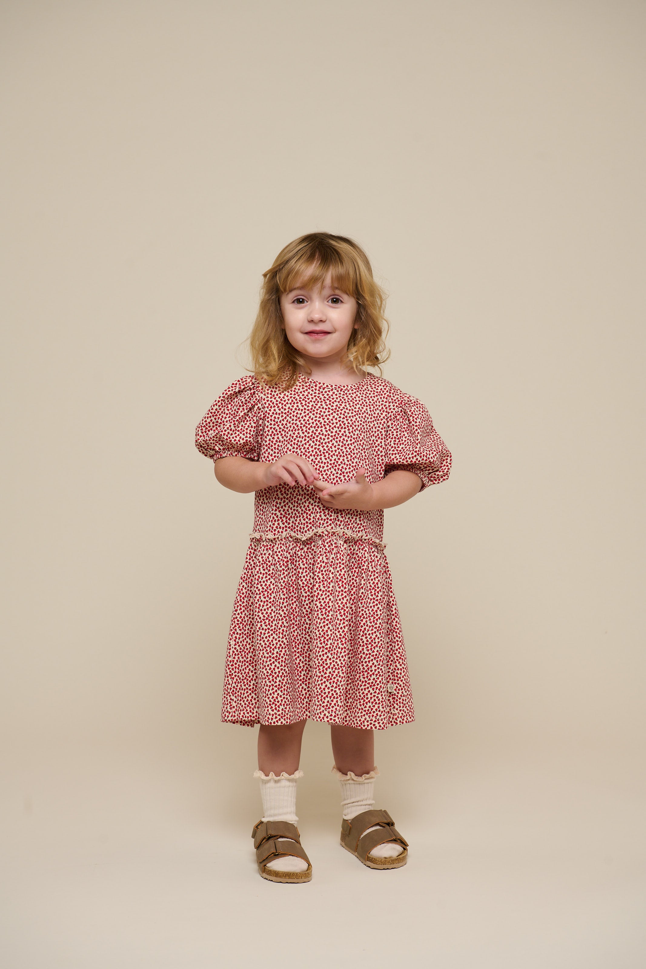 Jersey Dress - Kids - Cherry Red | 101225 Lea