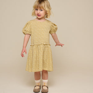Jersey Dress - Kids - Yellow | 101223 Lea
