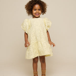 Cotton-blend Jacquard Dress - Kids - Sunlight | 100992 Giselle