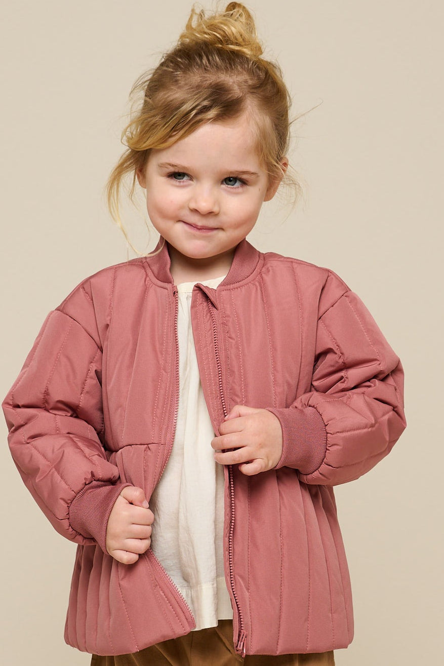 Thermal Tech Jacket - Kids - Old Rose | 101108 Elle