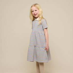 Striped Jersey Dress - Tween - Blue | 101013 Emmie