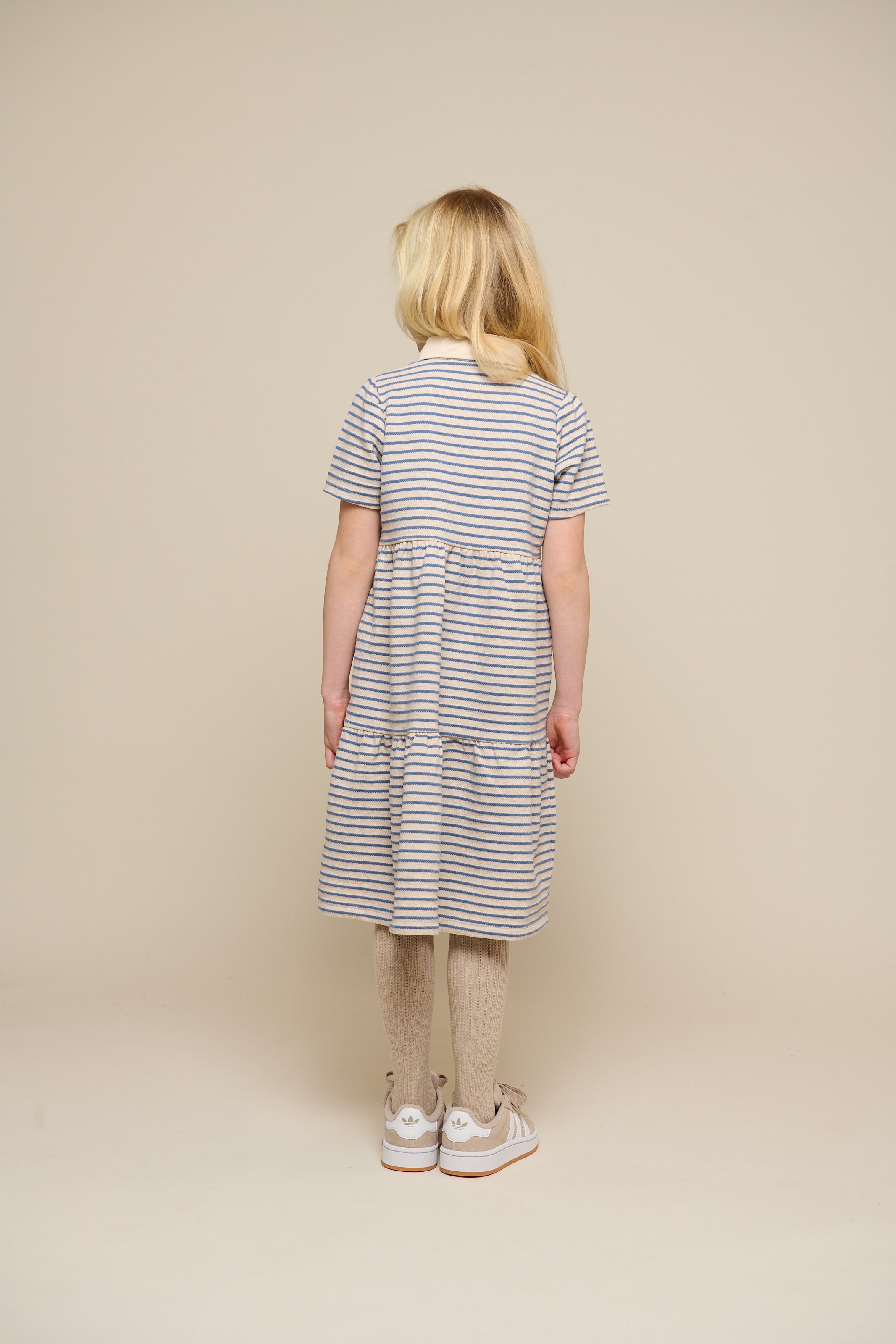Striped Jersey Dress - Tween - Blue | 101013 Emmie