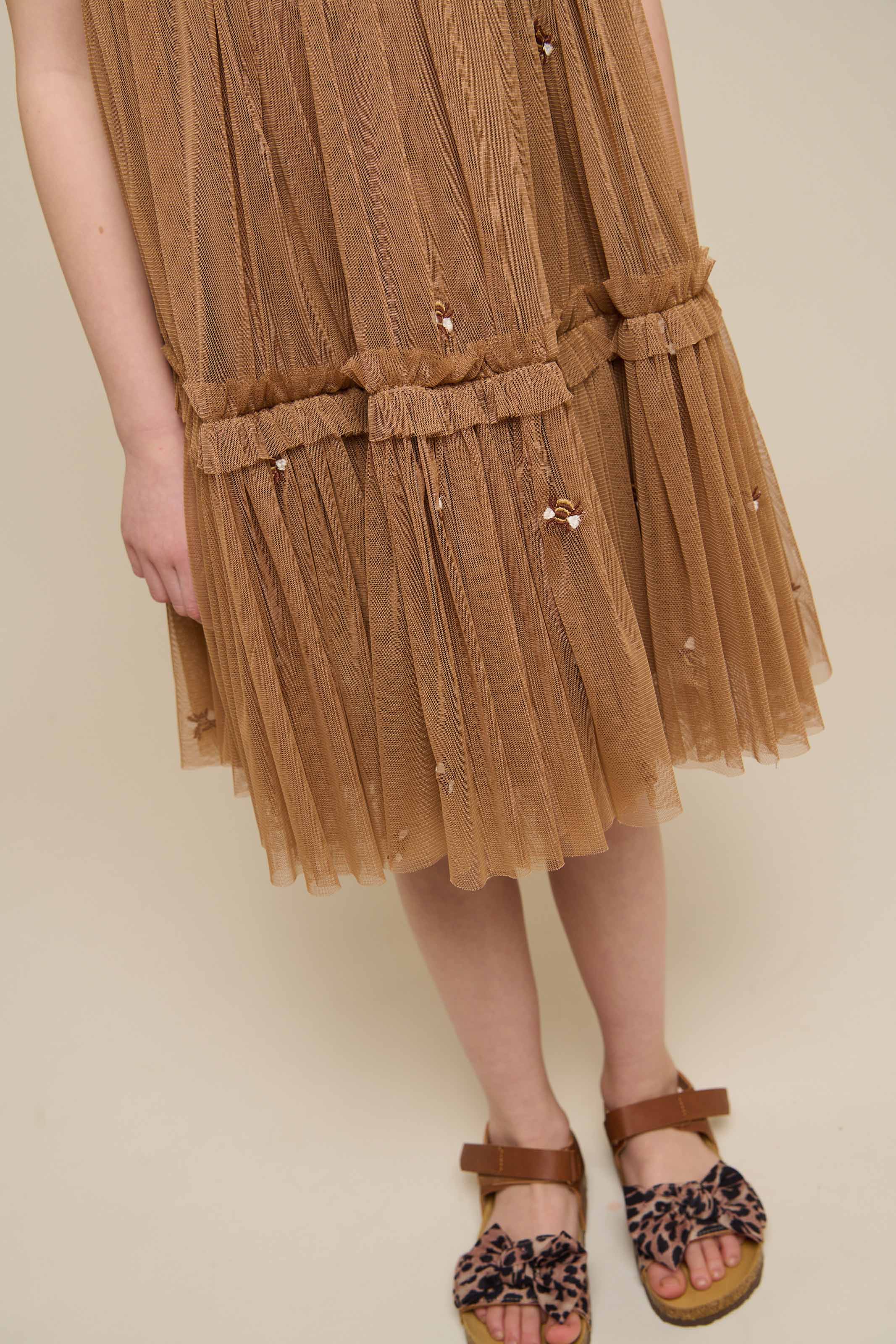 Honeybee Tulle Dress - Tween - Coconut | 100965 Daisy