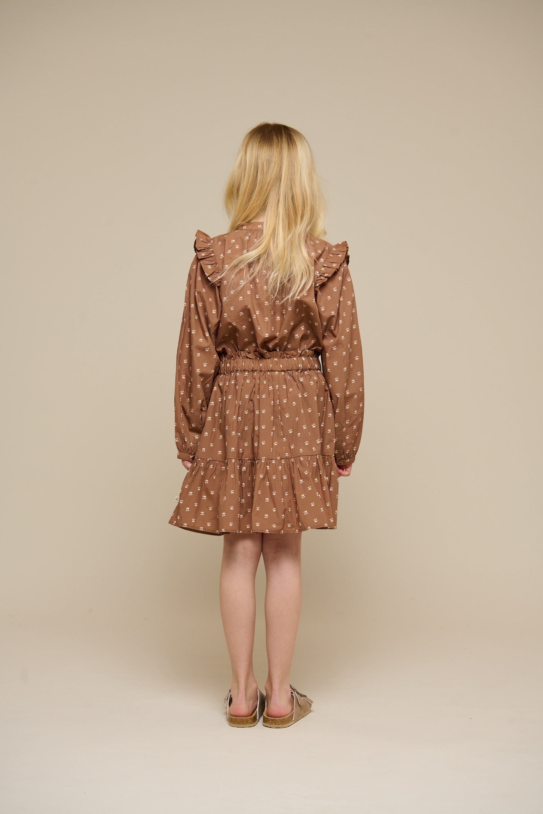 Printed Poplin Shirt Blouse - Tween - Coconut | 101088 Camilla