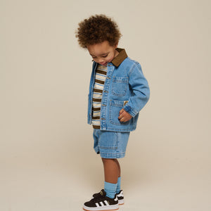 Denim Jacket - Kids - Light Blue Denim | 101022 Gavin