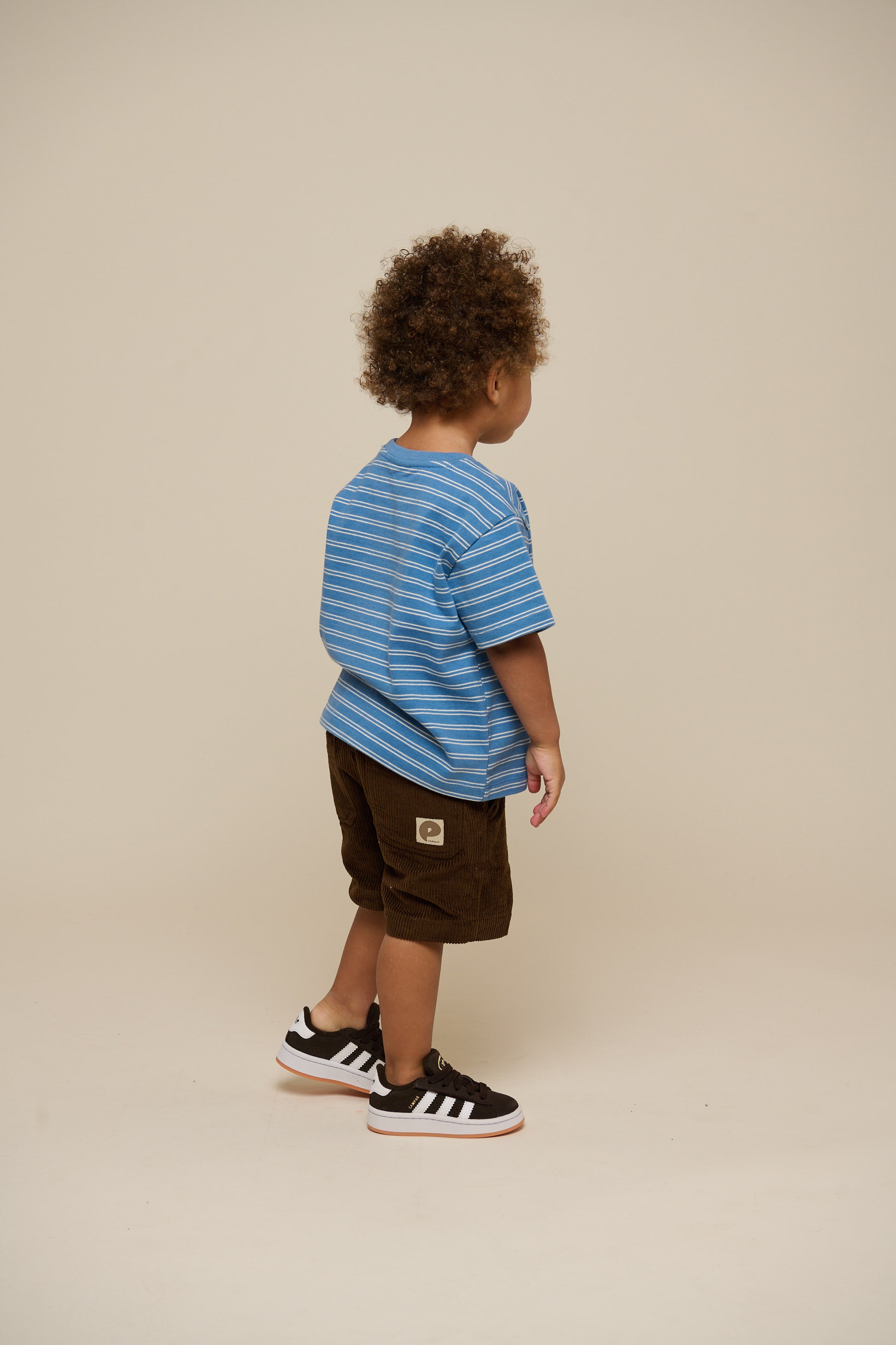 Striped T-shirt - Kids - Dusty Blue | 101179 Otto