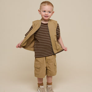 Striped T-shirt - Kids - Dark Brown | 101177 Otto