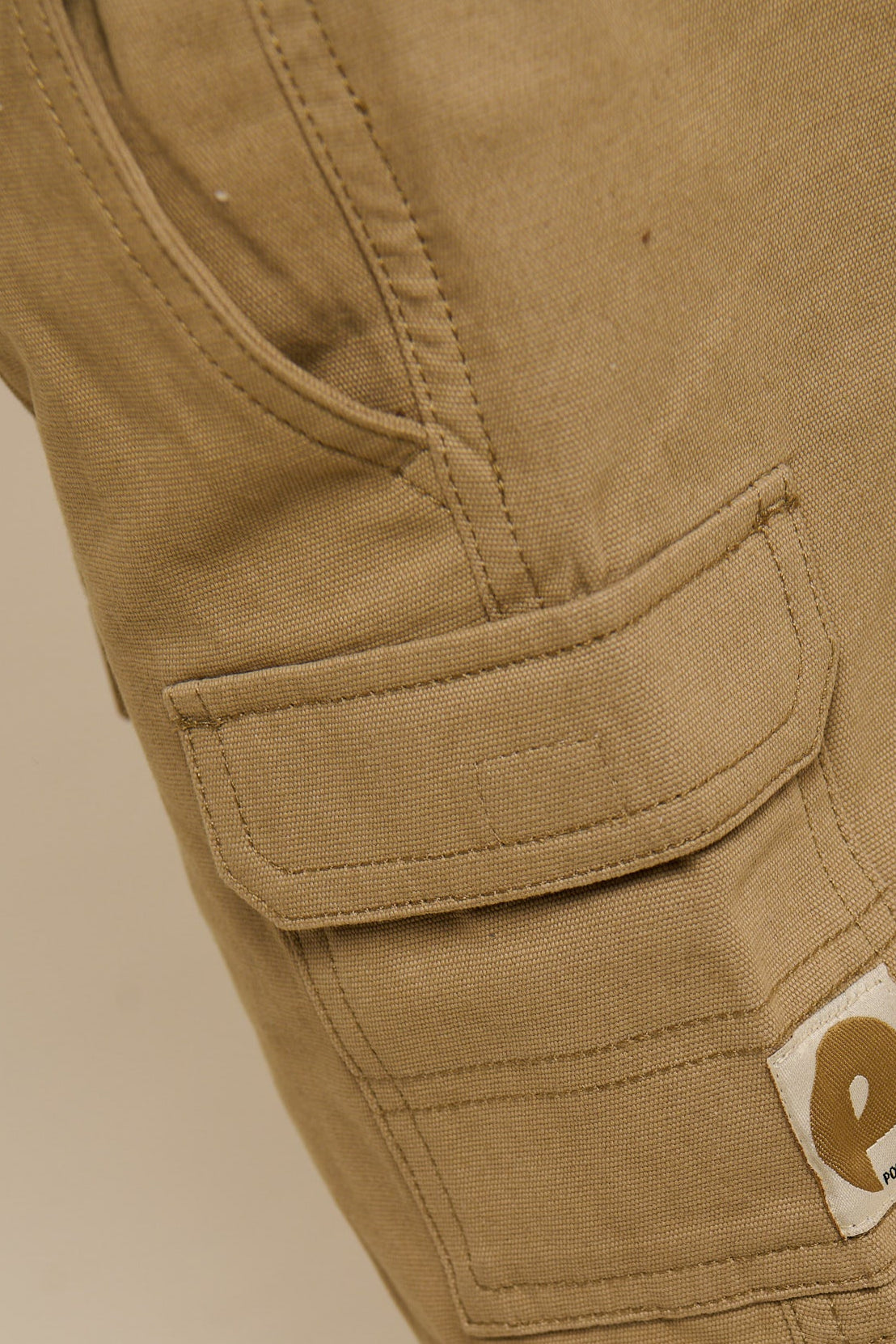 Canvas Trousers - Kids - Khaki | 101132 Isack