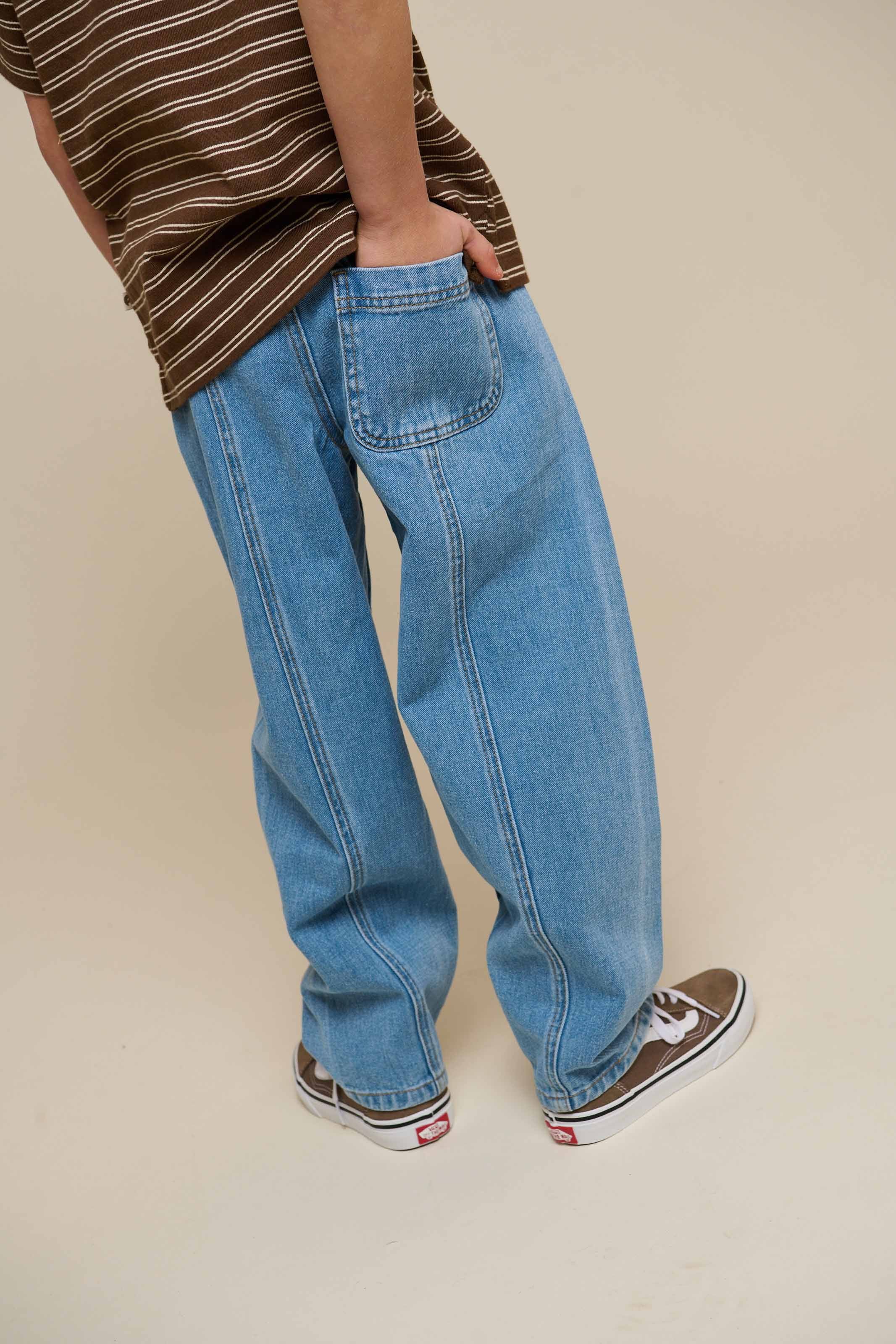 Pull-On Jeans - Tween - Light Blue Denim | 101025 Gavin