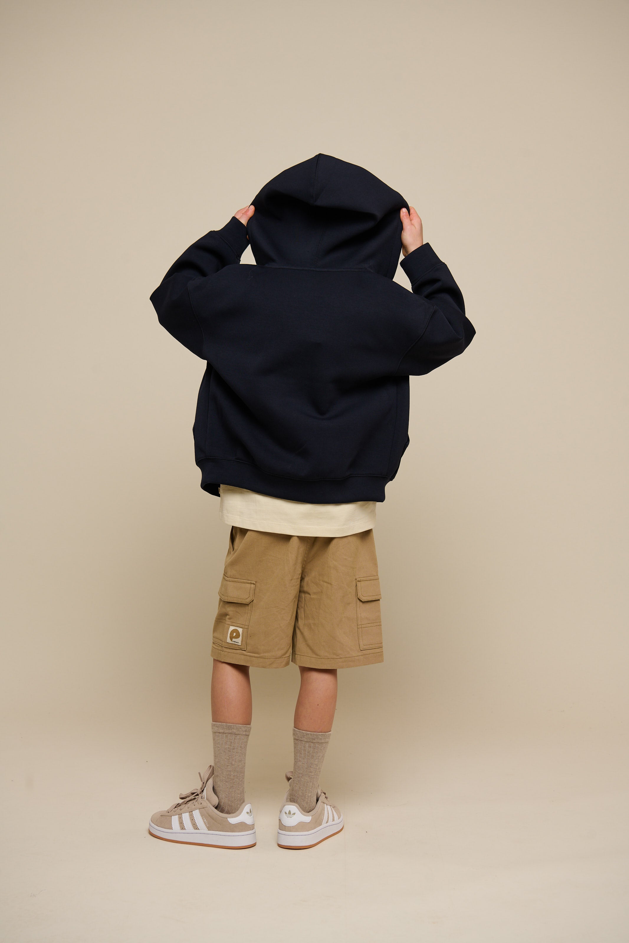 Scuba Zip Hoodie - Tween - Dark Navy | 100640 Liam