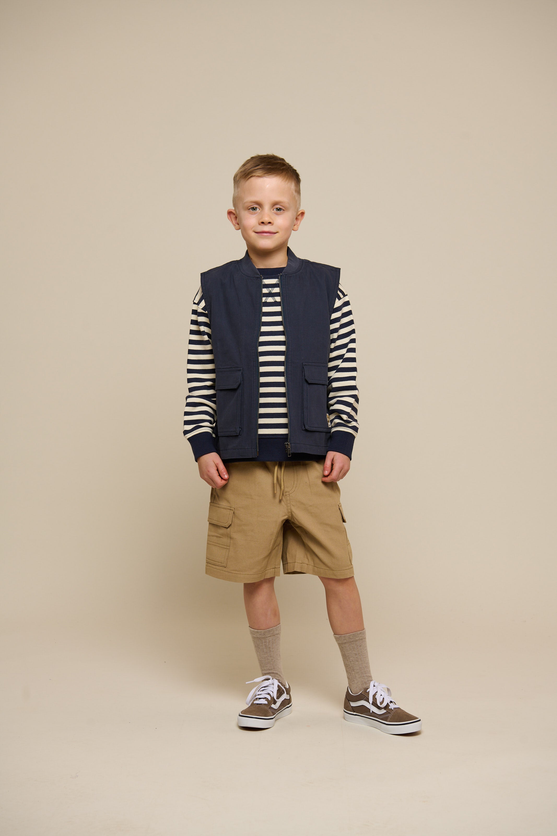 Canvas Cargo Gilet - Tween - Navy | 101131 Isack