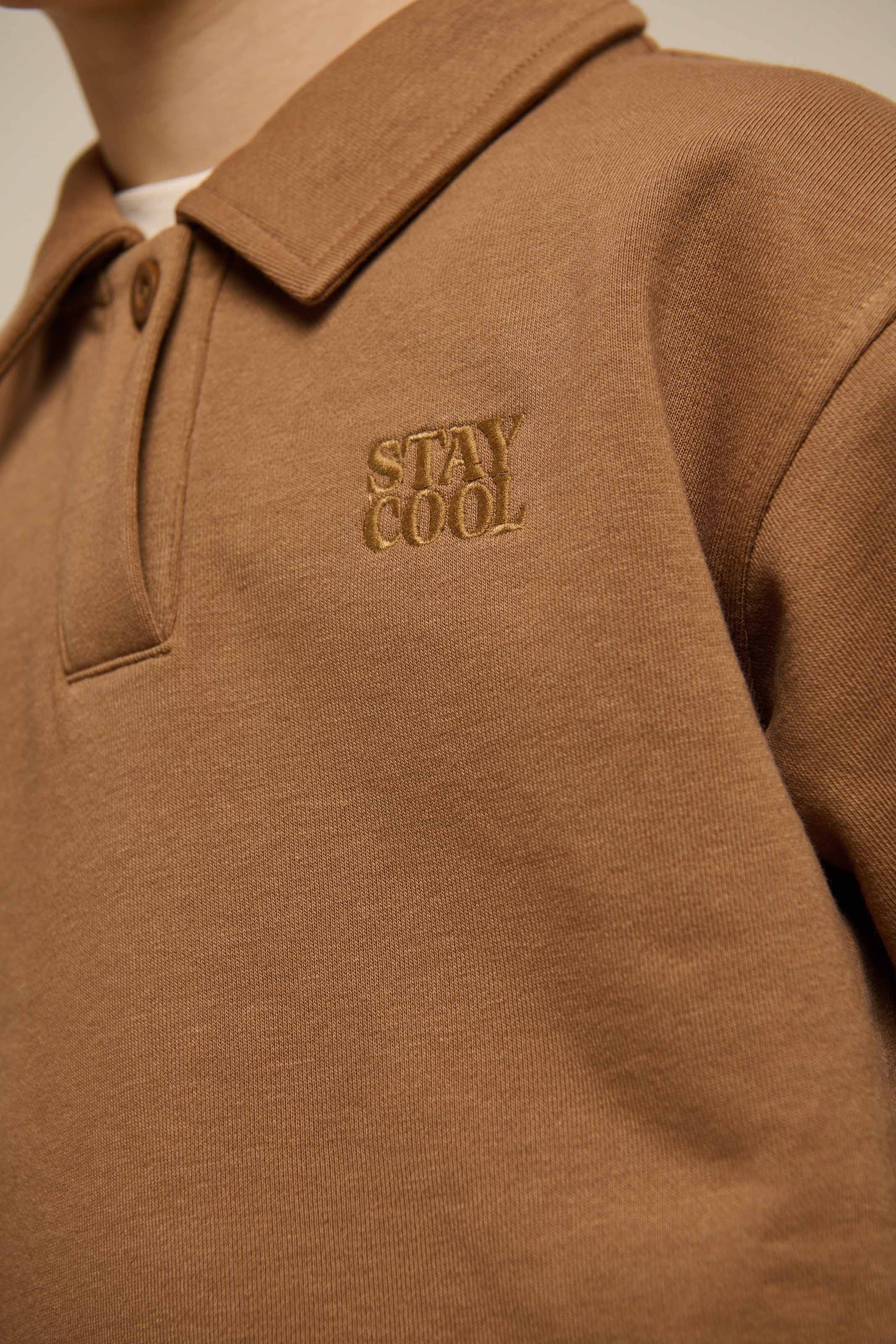 Polo Sweatshirt - Tween - Coconut | 101256 Carter