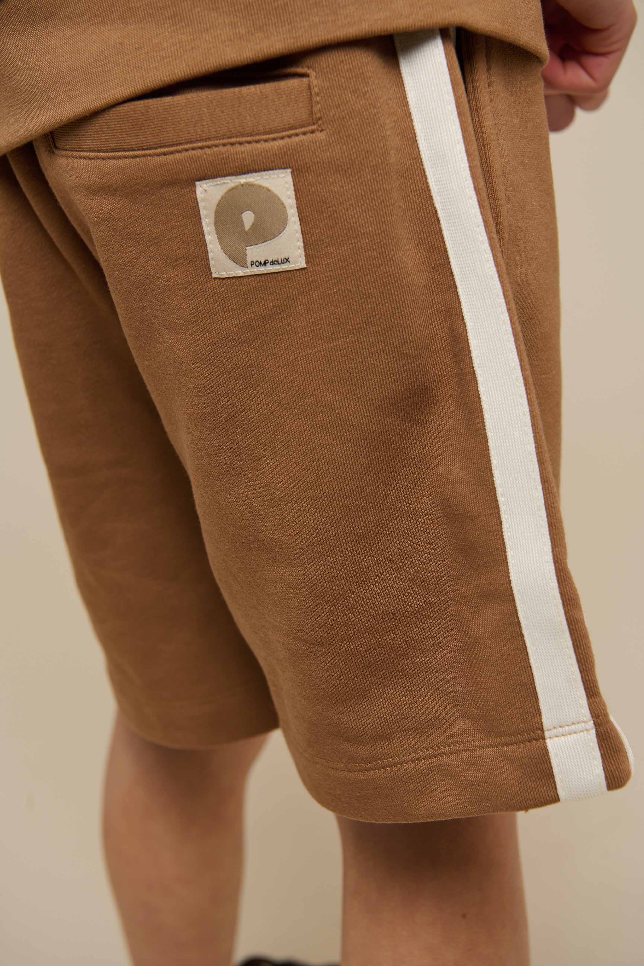 Sweat Shorts with Tape - Tween - Coconut | 101264 Carter