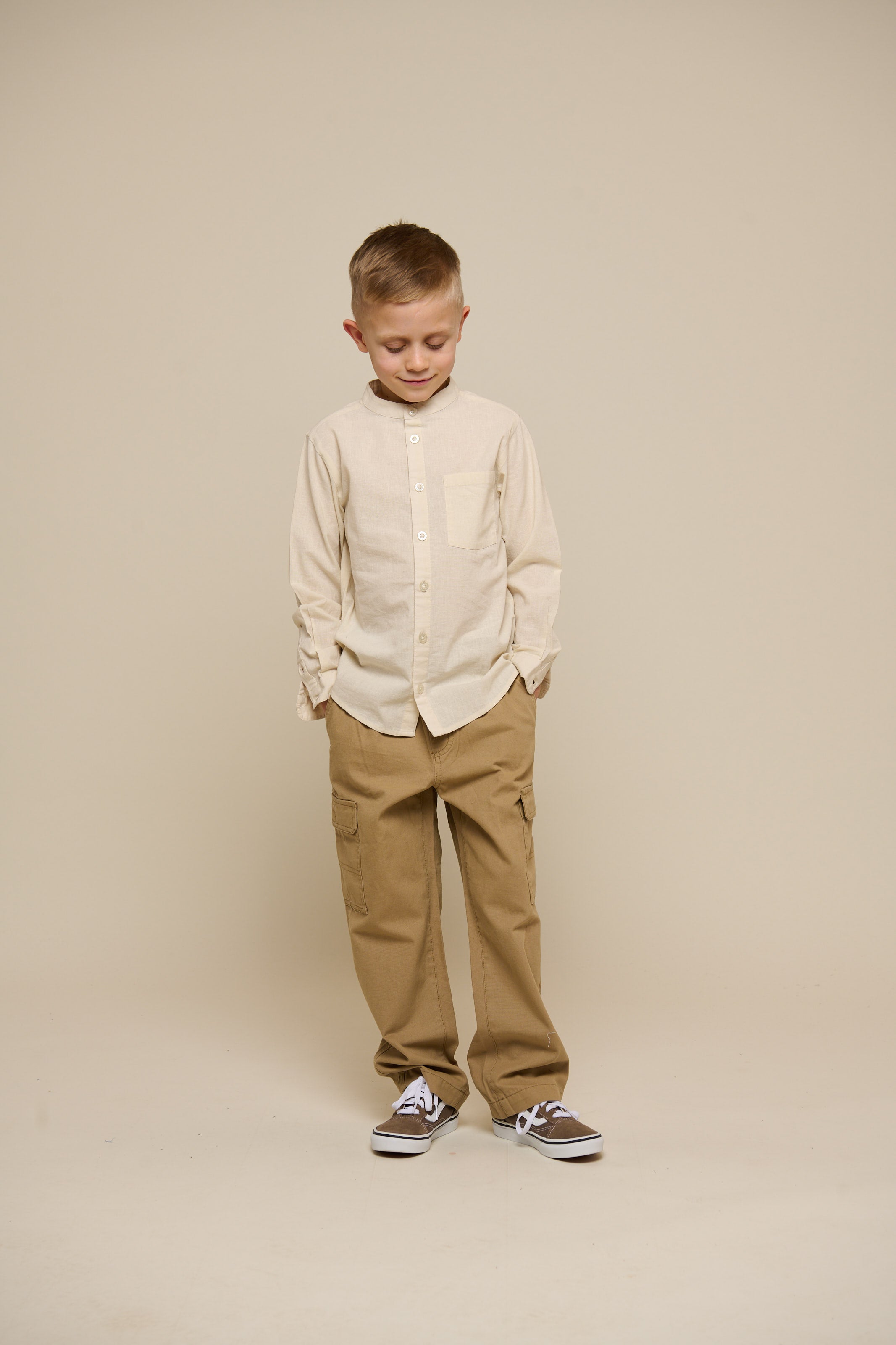Canvas Trousers - Tween - Khaki | 101133 Isack