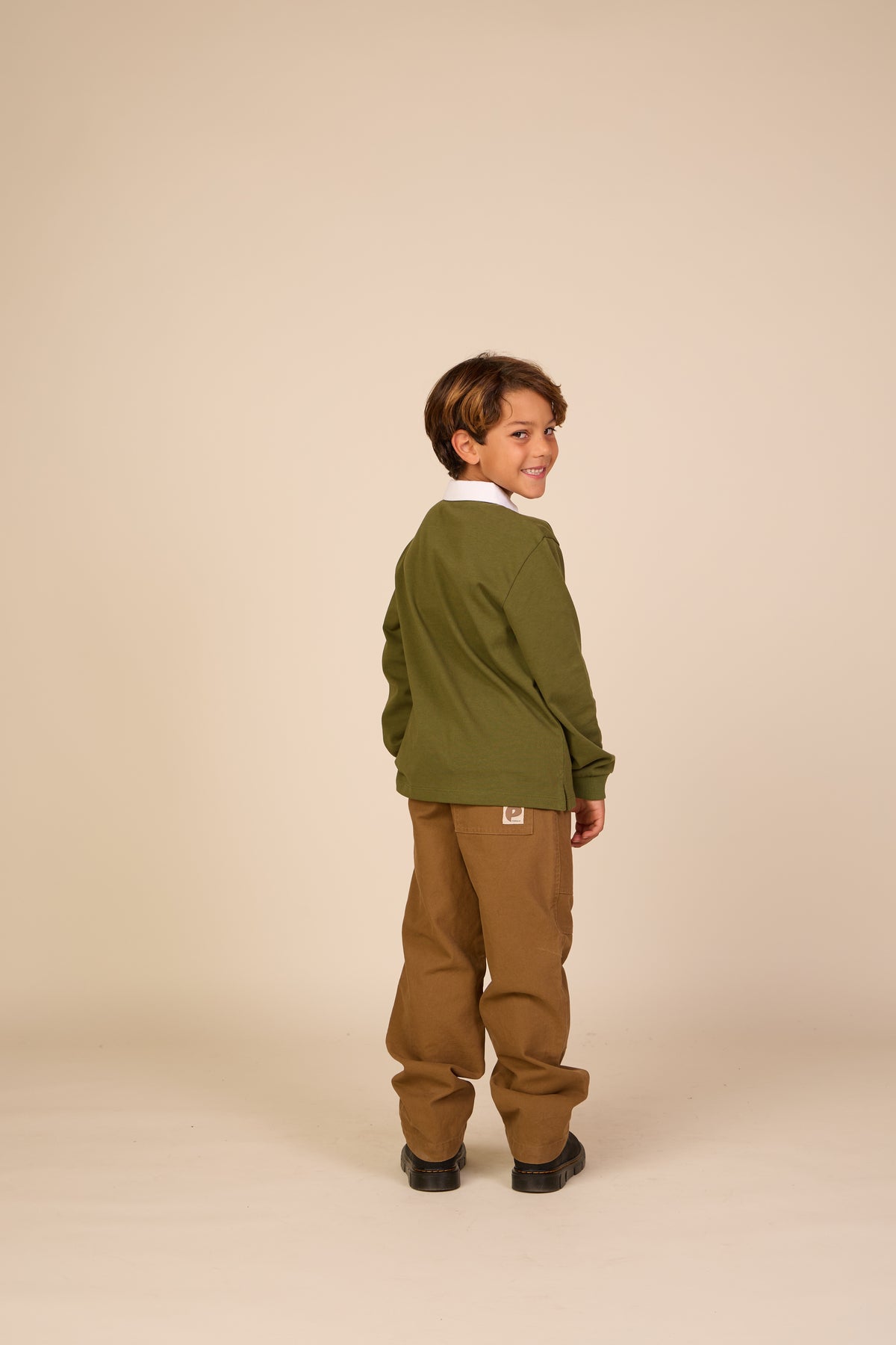 Canvas Patch Pocket Trousers - Tween - Light Brown | 101534 Greyson
