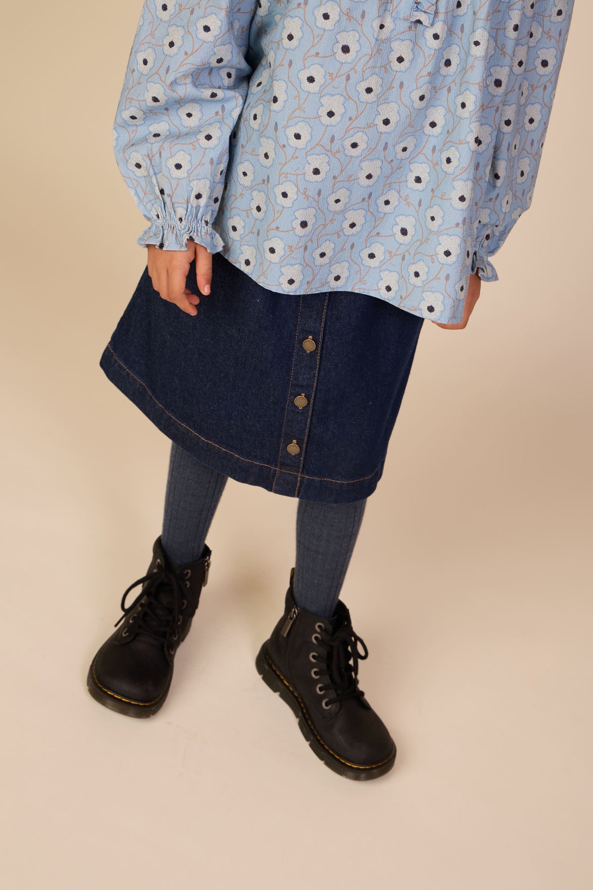 Denim Skirt - Tween - Dark Blue | 101637 Alison