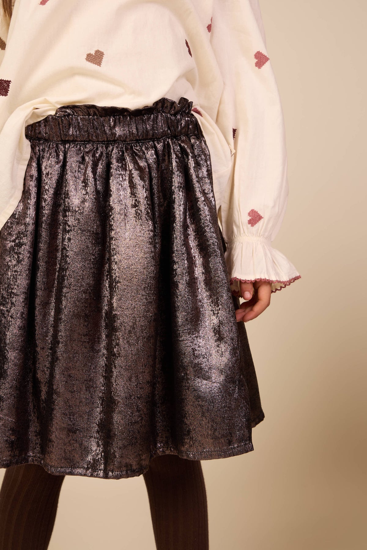 Foil Skirt - Tween - Dark Brown | 101672 Sylvia
