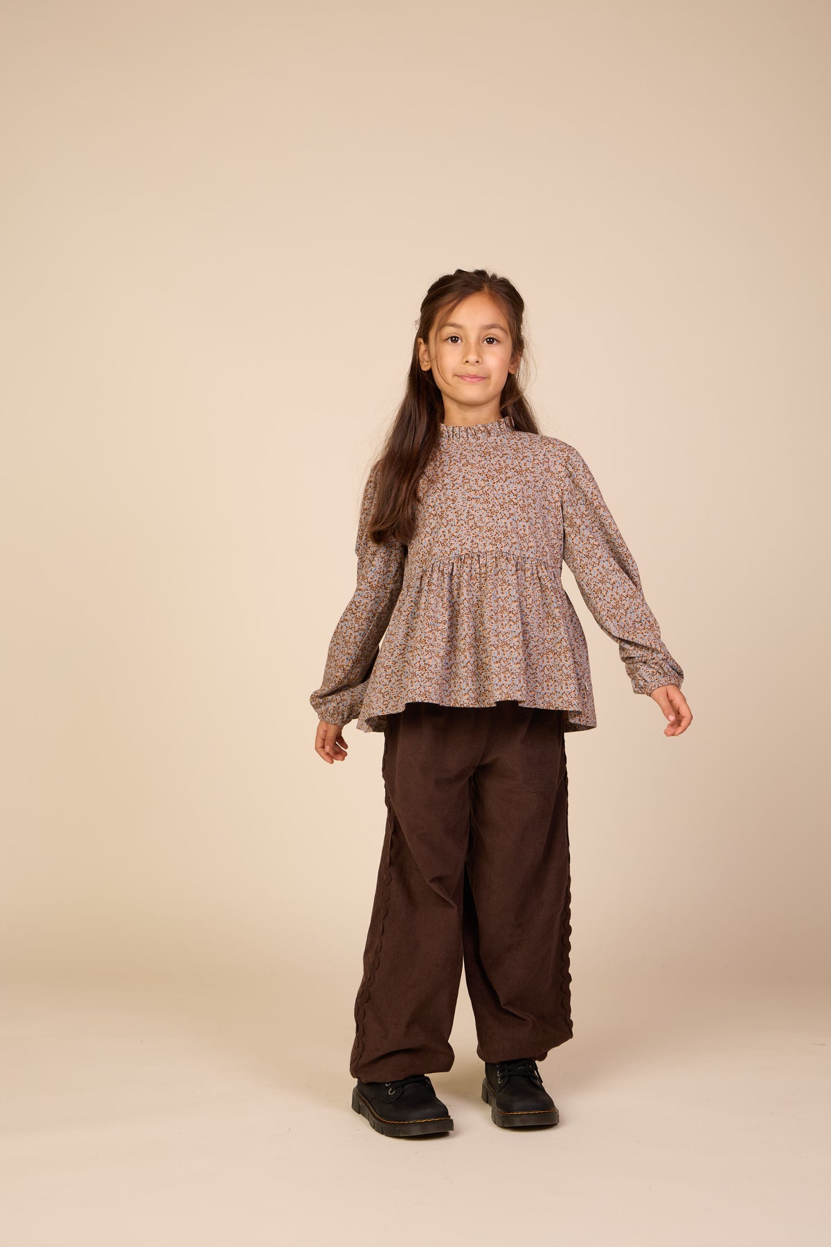 Ric Rac Corduroy Trousers - Tween - Dark Brown | 101482 Sille