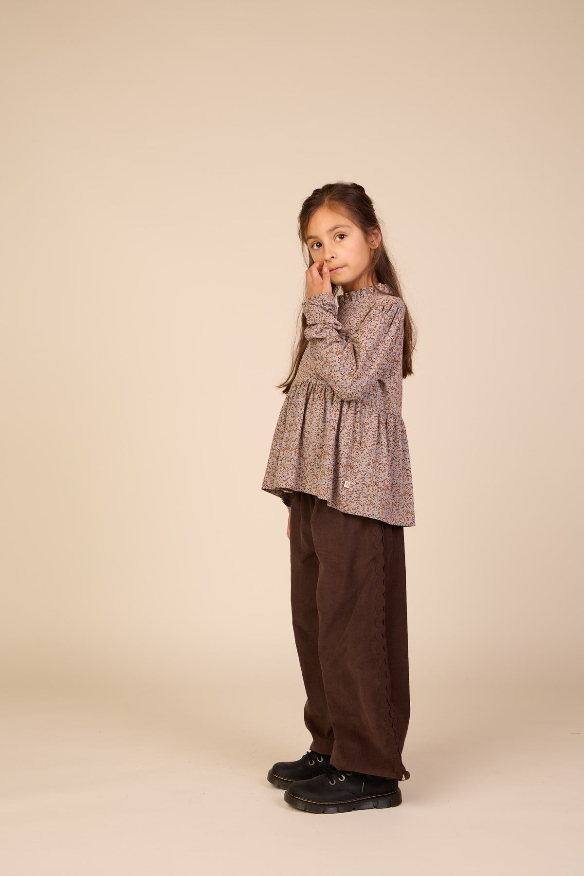 Ric Rac Corduroy Trousers - Tween - Dark Brown | 101482 Sille