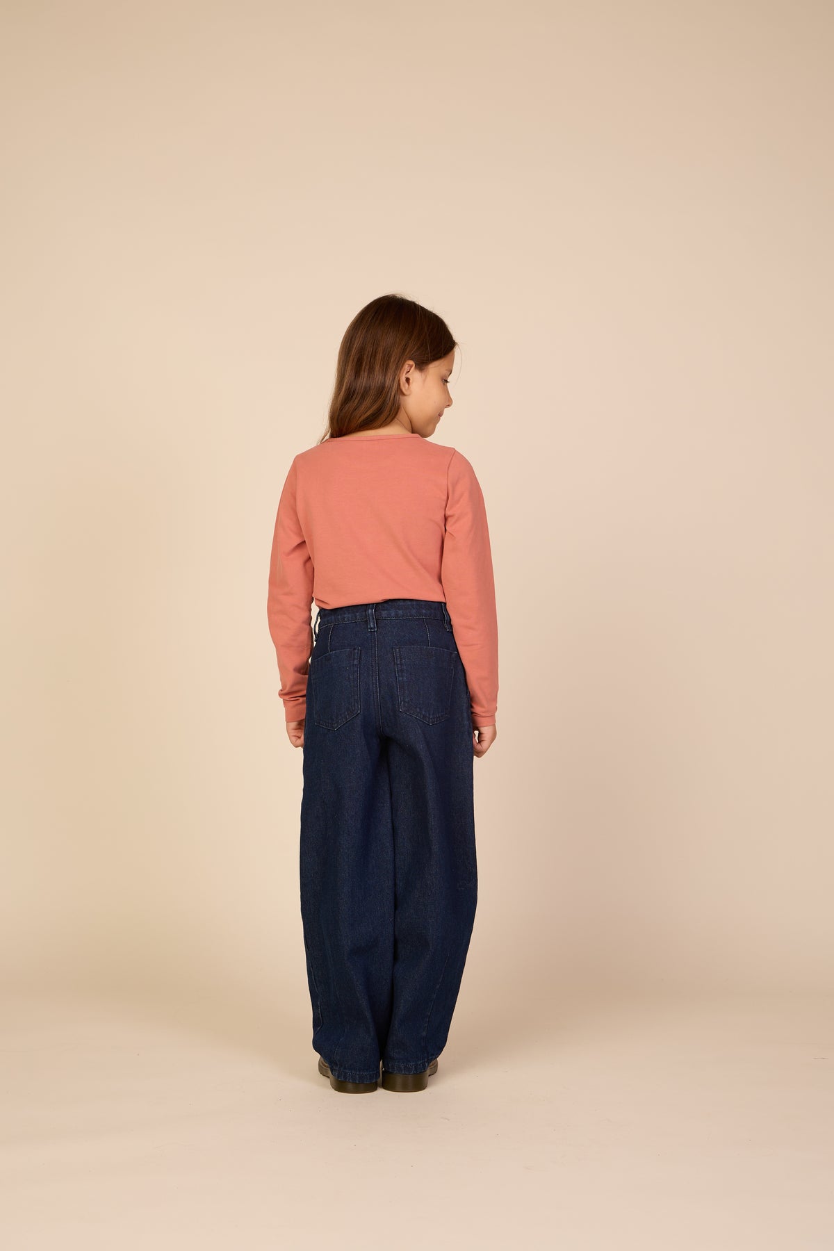 Long-Sleeve T-Shirt with Front Print - Tween - Dusty Rose | 101714 Piper
