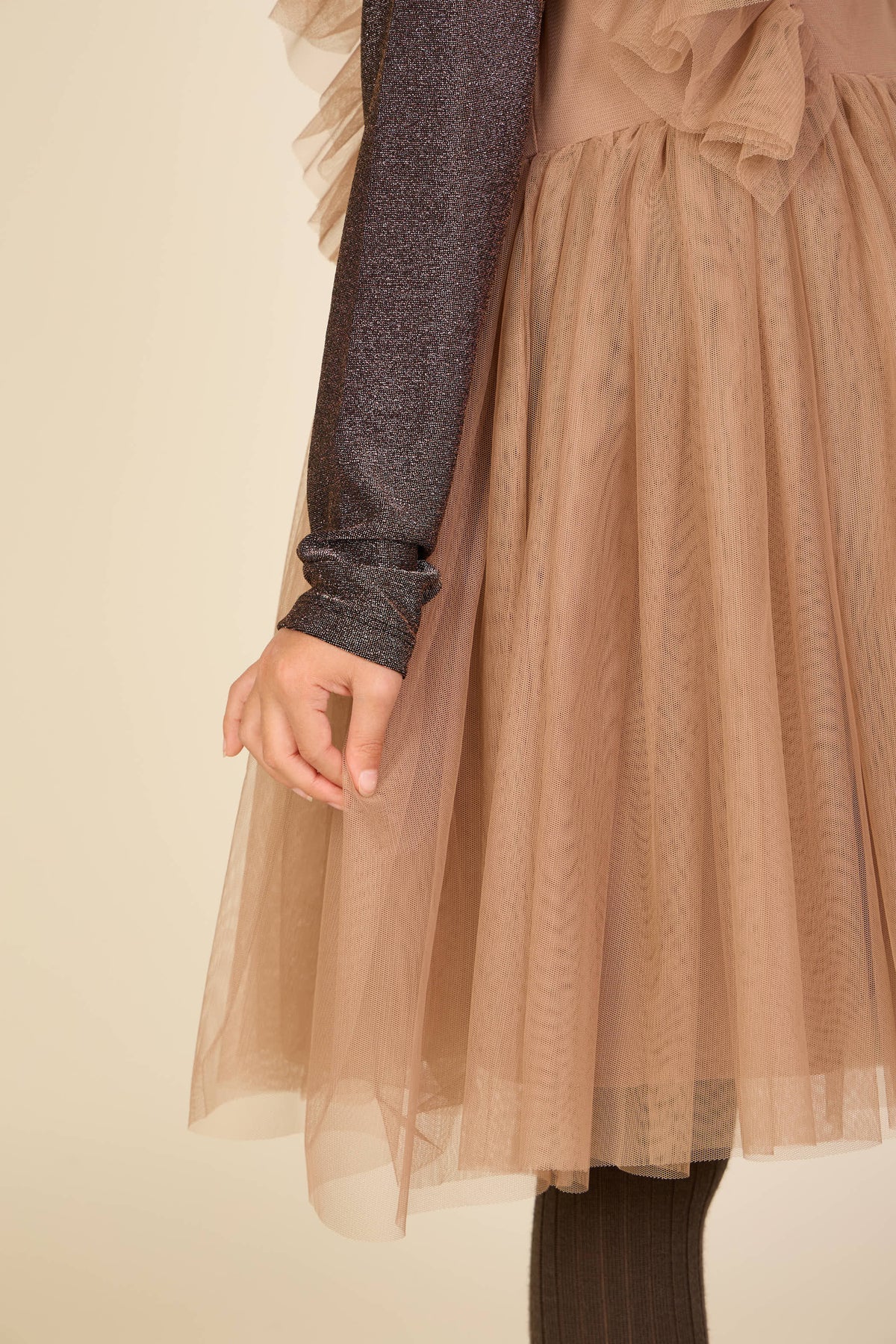 Tulle Dress - Kids - Light Brown | 101509 Bianca
