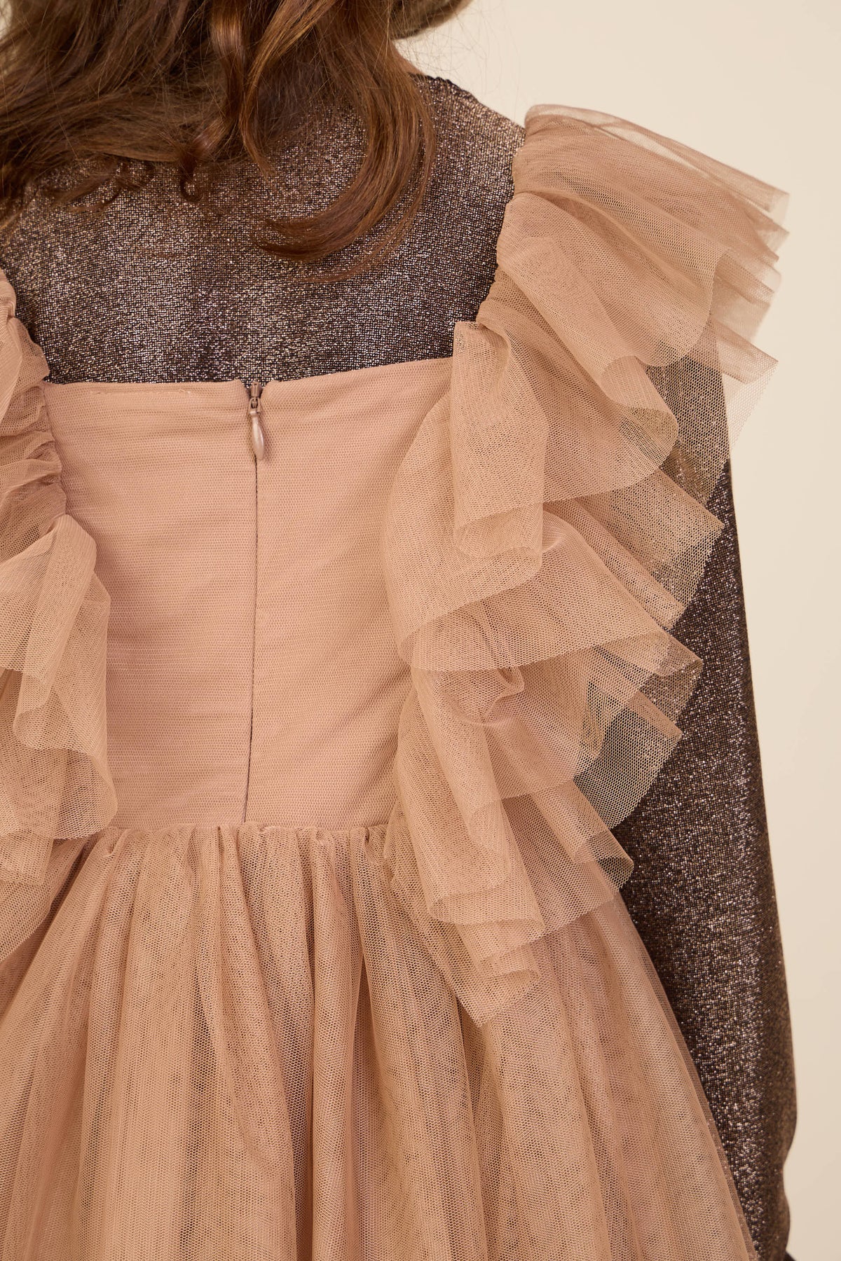 Tulle Dress - Kids - Light Brown | 101509 Bianca