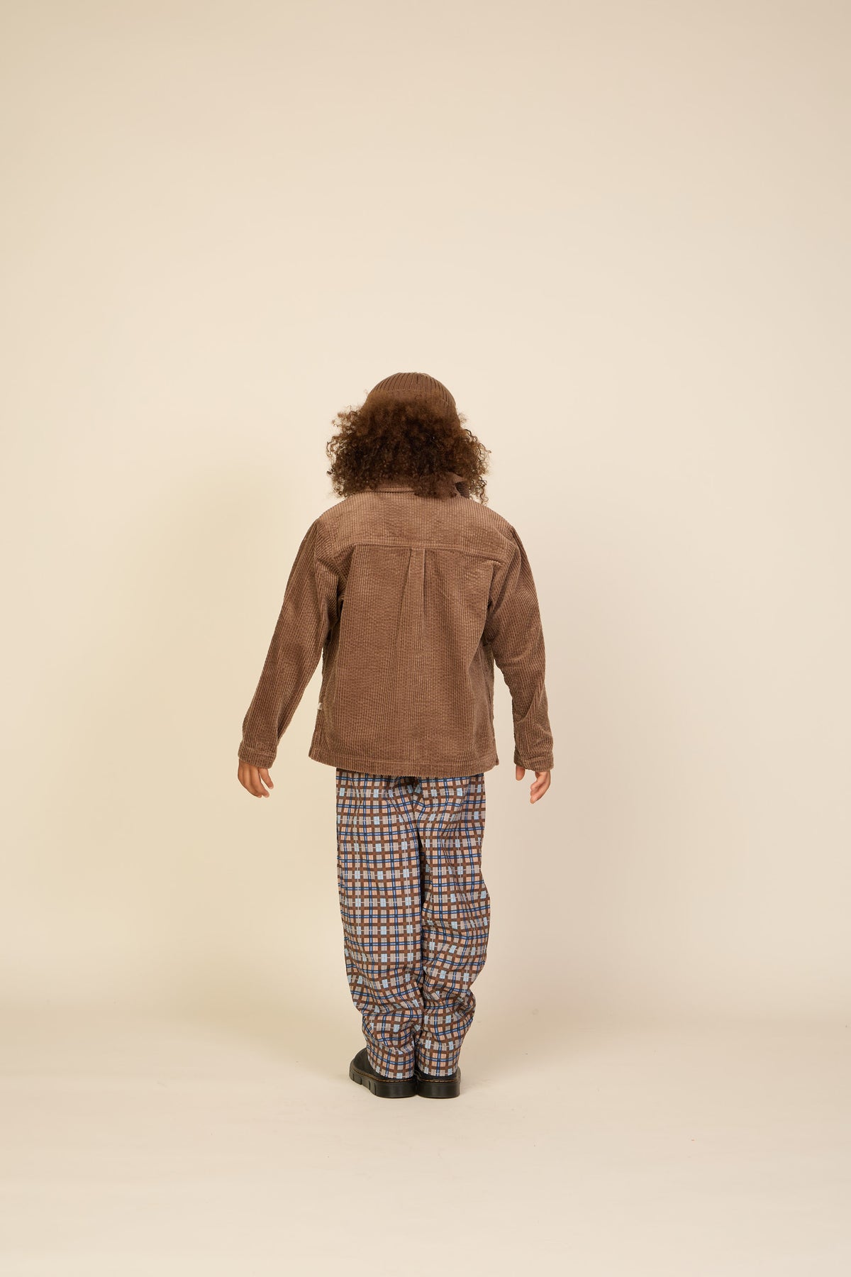 Corduroy Overshirt with Oversized Pockets - Tween - Brown | 101682 Greta