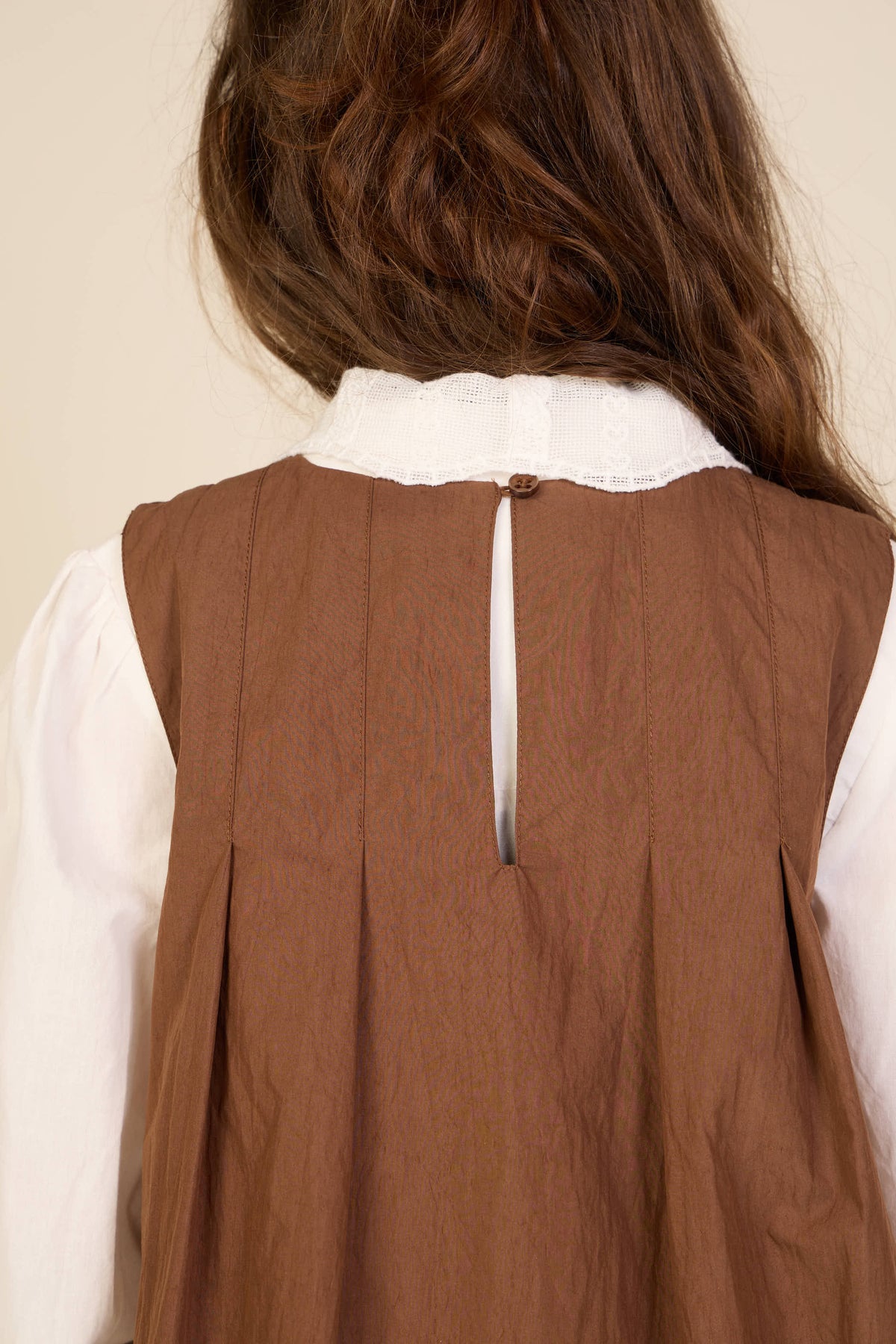 Bubble Hem Dress - Tween - Brown | 101514 Celeste