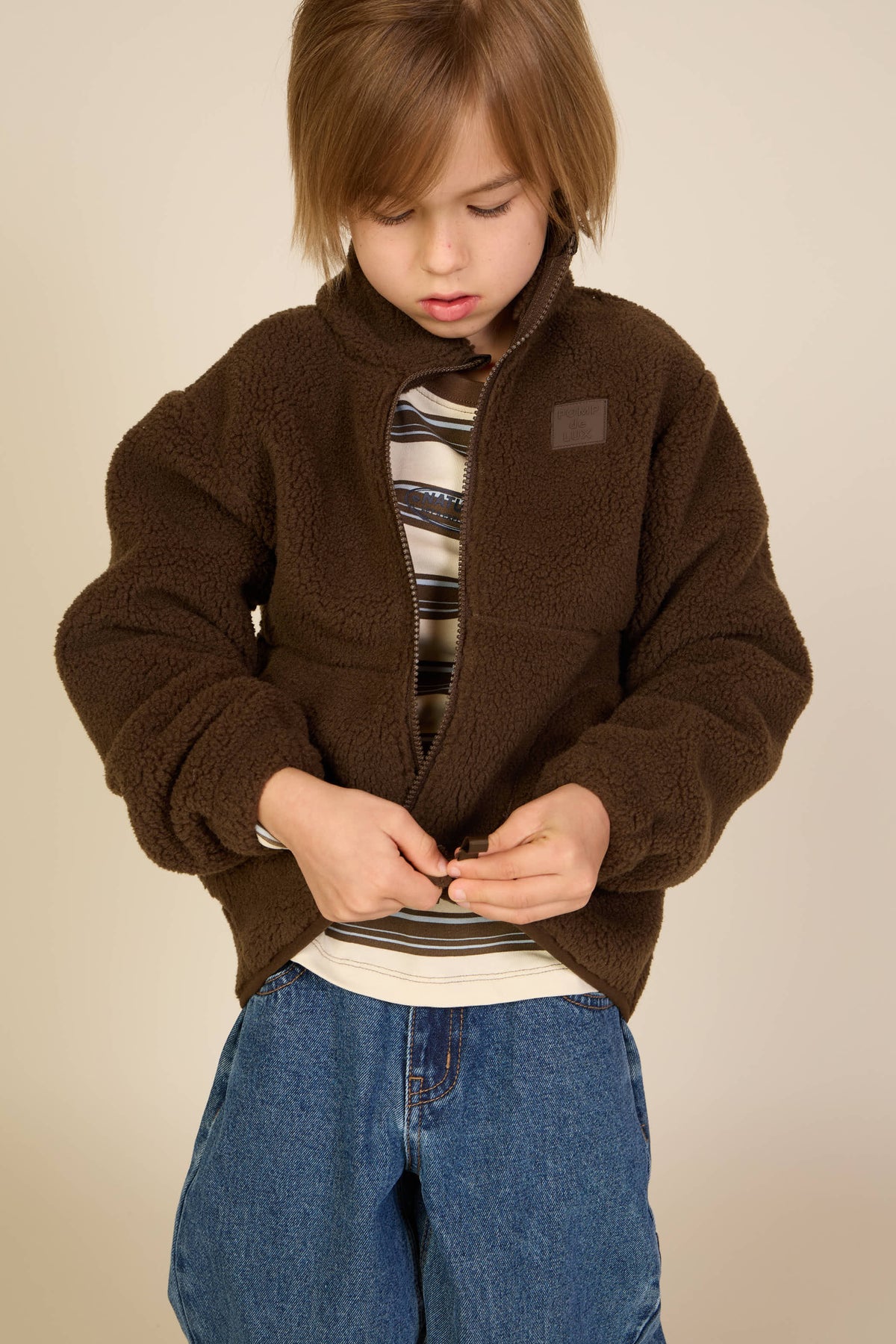 Teddy Jacket - Tween - Dark Brown | 101688 Warren