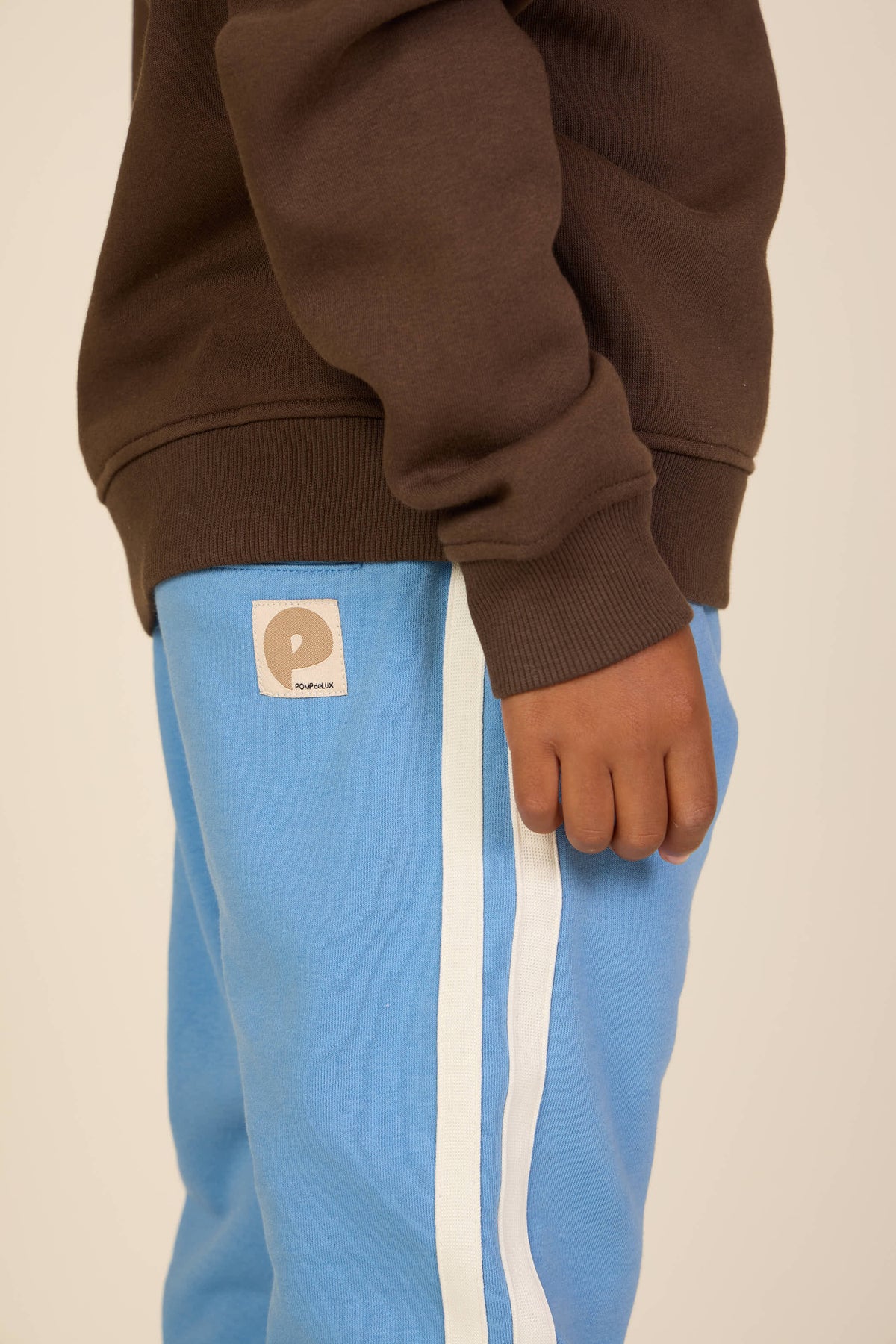 Sweat Pants with Tape - Tween - Dusty Blue | 101258 Carter