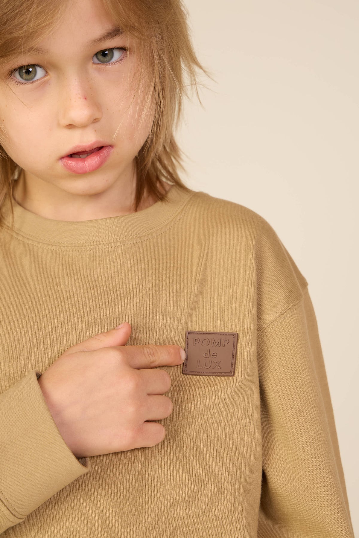 Long-Sleeve T-Shirt - Tween - Khaki | 101704 Kobe