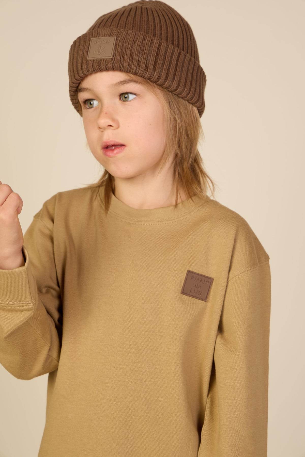 Long-Sleeve T-Shirt - Tween - Khaki | 101704 Kobe