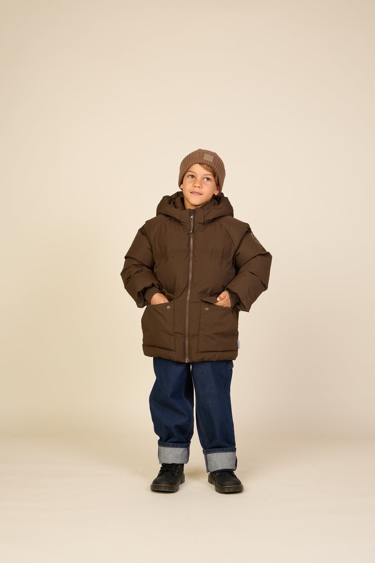 Winter Puffer Jacket - Tween - Dark Brown | 101418 Blake