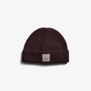 Ribbed Knit Beanie - Tween - Dark Purple