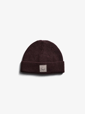 Ribbed Knit Beanie - Tween - Dark Purple